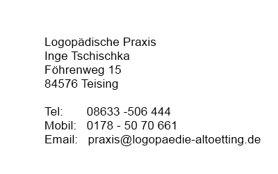 08633-506444 praxis@logopaedie-altoetting.de